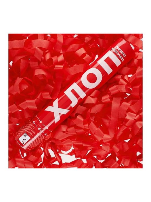 Хлопушка Бумфети 30см Хлопни Бум серпантин Ярко-розовый 723031 723031