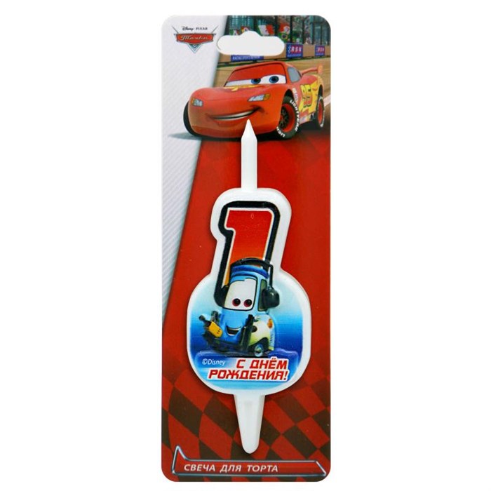 Свеча Цифра 1 Тачки 1176