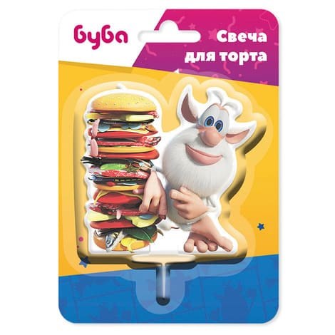 Свеча Фигура Буба 7*8 + 3 см 50912