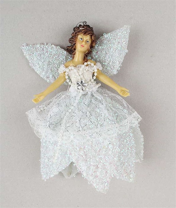 Украшение новогодние Фея белая лилия 19см 684458 684458