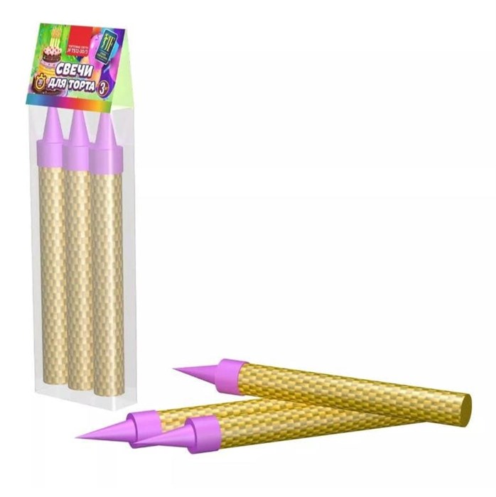 Фонтан Тортовая свеча TS12-30/3 JF TS12-30/3