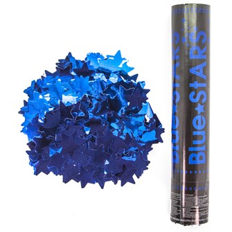 Хлопушка Бумфети 30см Фольгир звезды Синий 823123 823123