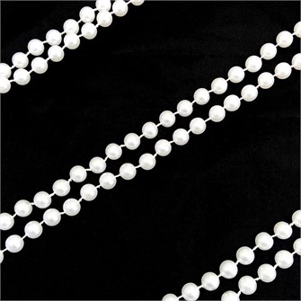 Бусы на елку Жемчужные 8мм*5м 183451