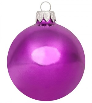 Набор шаров пластик d-8,5см 3шт Фиолетовый ТН85102 ТН85102