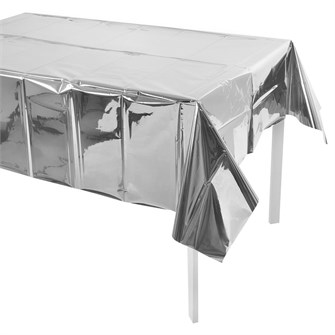 Скатерть одноразовая Серебро Металлик 137*183 см 6012101 6012101