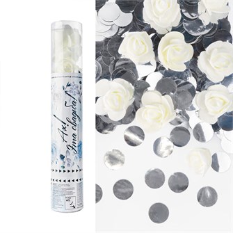 Хлопушка Бумфети 30см Ах Эта Свадьба! Круги фольга и цветы фоамиран 723011 723011