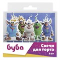 Свечи Буба Играем Вместе 3,5*4,5 + 3,5 см 5 шт. с держат. 50910
