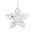 Звездная снежинка в серебре 11*11*0,2см 81962