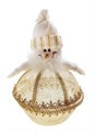 Мягкая шкатулка снеговик золото 19см 540621 540621
