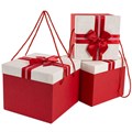 Коробка Яркий праздник Красный/Белый 18*18*16 см 503922(3) 503922(3)